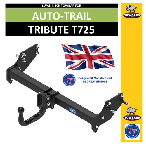 Swan neck towbar for - for, auto
