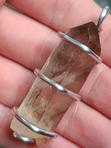 Smoky citrine pendant - pendant, natural