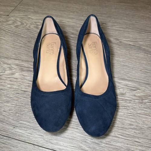 Franco sarto navy blue - navy, suede