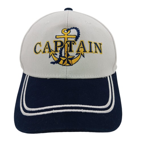 Captain hat cap strap back - hat,