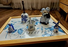 5pc Vintage Delft Blauw Set -