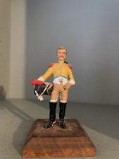 Lead Toy Soldier. French Dragoon Trumpeter 1815 by Hinchcliffe. 
