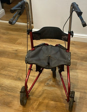 CareCo Tri Walker Foldable Red