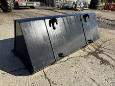 JCB TELEHANDLER FRONT BUCKET 7FT 5 INCHES WIDE ON JCB Q FIT BRACKETS TRACTOR LOA