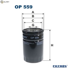 OIL FILTER OP 559 FOR BERTONE