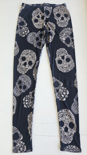 Skull pattern legging see - pattern, legging.