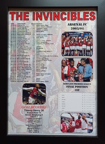 Arsenal 2003 league - arsenal, 2003-04
