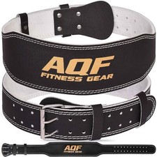 AQF 7mm Leather Weight Lifting