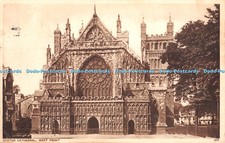 R434051 Exeter Cathedral West Front 205 Photochrom