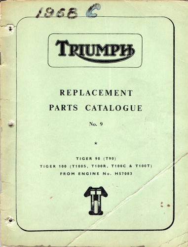 Vintage triumph tiger - tiger, &