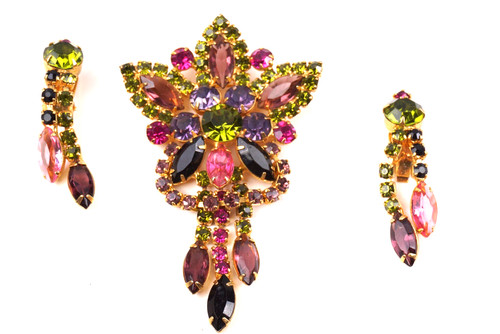 Vintage earrings brooch - vintage,