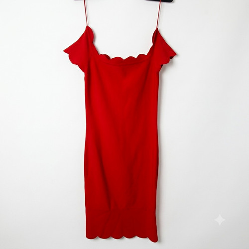 Lipsy london red bodycon knee - london,