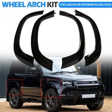 Wheel Arch Kit For Land Rover Defender 90 L663 2020+ Gloss Black Wide Body UK