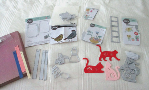 Craft clearout mixed dies lot - clearout,,