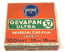 16mm B/W Gevaert Gevapan Ultra