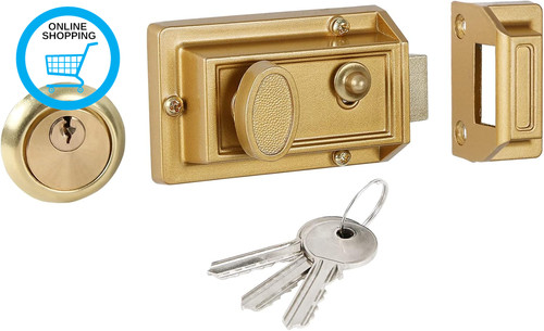 Traditional nightlatch with - ®,