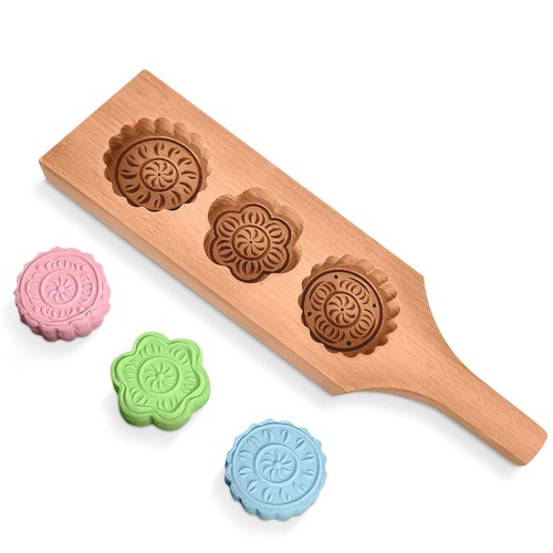 Wooden cookie molds for baking - for,