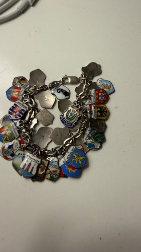 Vintage souvenir travel shield - vintage,