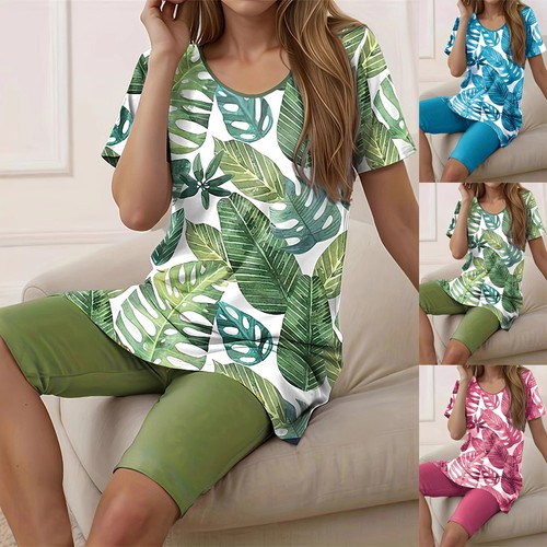 Women summer pyjamas set - women's,