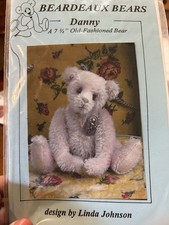 Beardeaux Bears Vintage Sewing Pattern DANNY 7.5 jointed  Old Fashioned