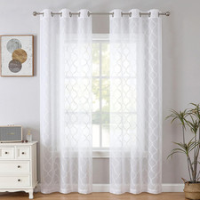 Light Filtering White Sheer