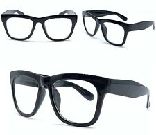 Thick Vintage Clear Lens Glasses men woman's  Celebrity Bold Frame Hip Hop Geek