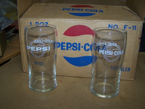 Vintage pepsi glass - vintage, tumbler