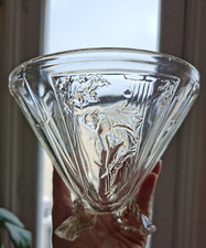 Sowerby Art Deco 1930's Amber Glass 'Mercury' Vase