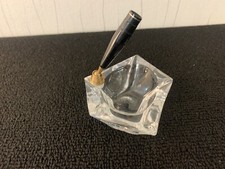 Crystal Paperweight Pen Holder Daum Model 3