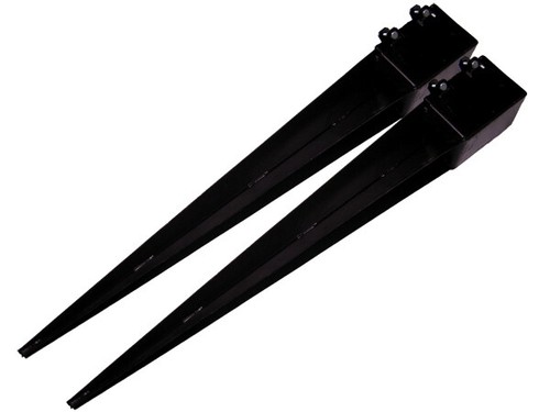 Fence post support - post, spike