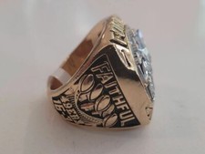 Custom 49ers 5 Time Super Bowl Gold Faithful ring (sizes 7-14)