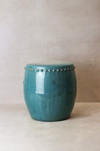 Vintage emerald green ceramic - emerald,