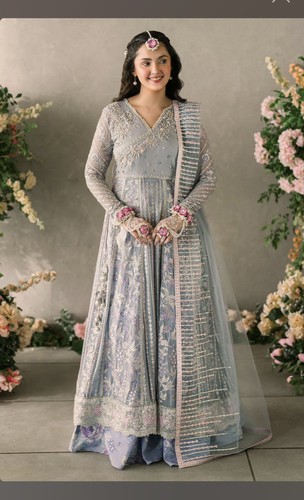 Embroidered pakistani maxi - embroidered,