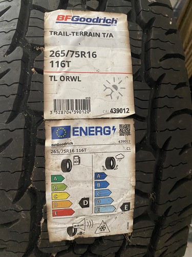 265 75r16 116t goodrich - x4, 265/75r16