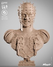 Pinhead Bust – Resin Model Kit – Hellraiser – 1:4 / 1:6 / 1:8 / 1:10 Scales