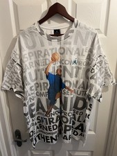 Michael Jordan Grape 5 All Over Print Promo Shirt Basketball Tshirt 