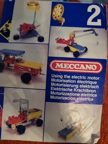 Vintage meccano instruction - vintage,