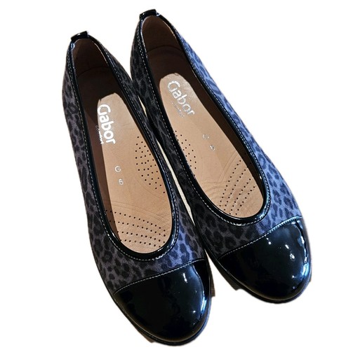 Gabor leopard print - print, black