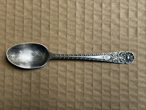 Sheffield solid silver spoon - solid,