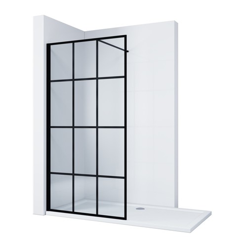 Black grid walk - walk, shower