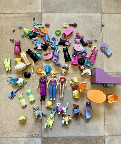 Vintage polly pocket figures - pocket,