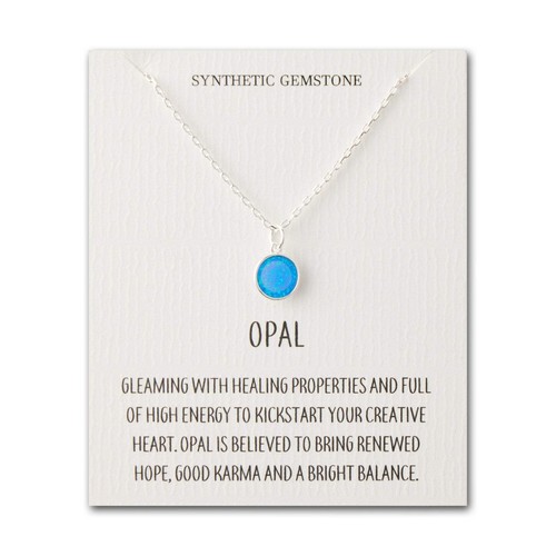 Silver plated synthetic blue - plated,