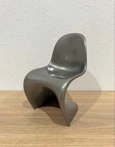 Vitra miniature silver gray - vitra,
