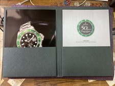 Rolex 50th Anniversary Submariner Dealer Brochure/CD. Only For 16610 LV Flat 4