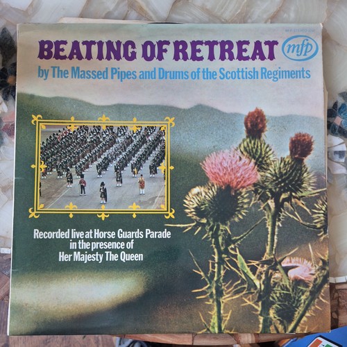 Beating retreat the - beating, of