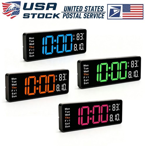 16inch digital wall clock dual - digital,