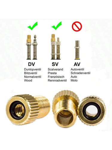 Brass adaptor presta to - x,
