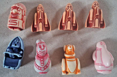 Vintage kinder surprise egg - x8,