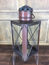 VINTAGE COPPER LANTERN WITH
