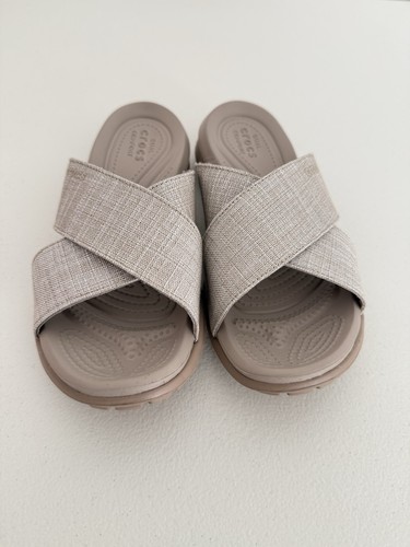New crocs capri slide sandals - new,